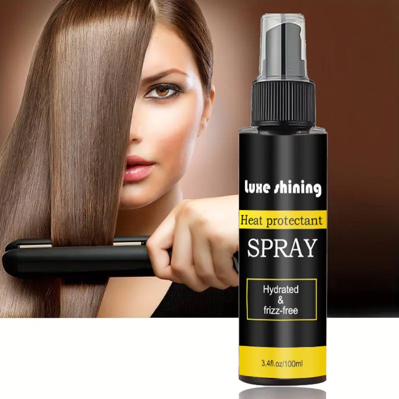 Heat Protectant Spray 100ml Hydrated & Frizz-free Moisturizing and Nourishing Hair Care Spray