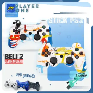{ Sale 2Pc } Stik Stick PS3 Wireless SONY