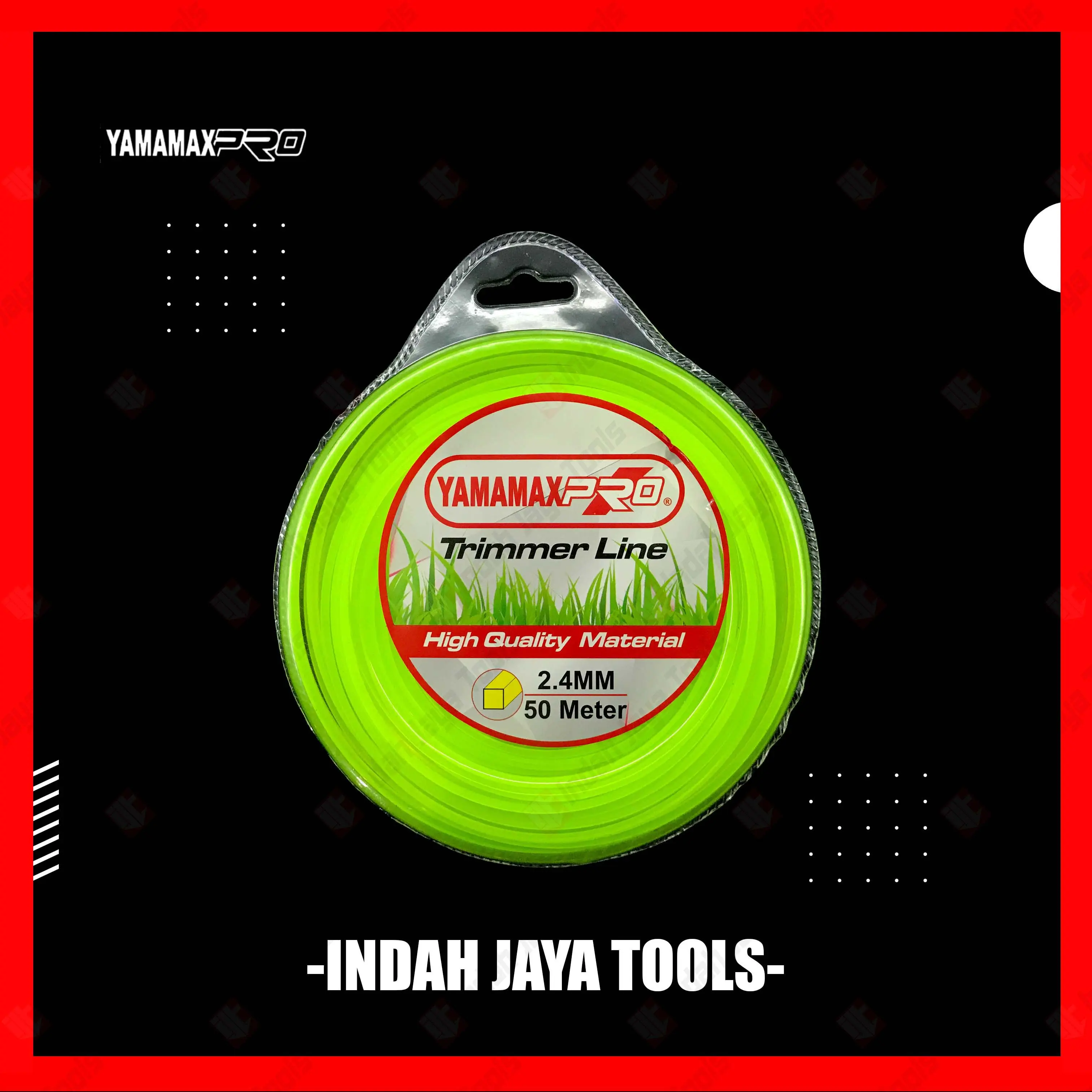 YAMAMAX PRO Trimmer Line 2.4 mm x 30 50 Meter - Tali Senar Potong Pemotong Rumput Nylon