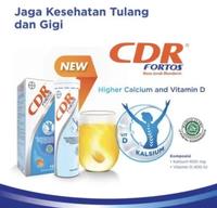 Jual CDR Fortos Orange Tablet Effervescent Tube 10s Suplemen Kalsium ...