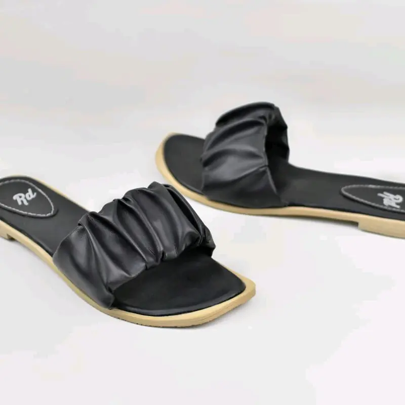 sandal jepit teplek wanita kekinian - sandal santai premium Cewek Sendal Karet 0