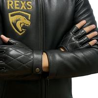 Gambar Rexs Gloves – Sarung Tangan Motor Kulit Asli Pria Wanita | Half Finger, Stylish & Safety & Elegan - Hitam Kotak - M dari Rexs Official Kota Administrasi Jakarta Selatan 1 Tokopedia