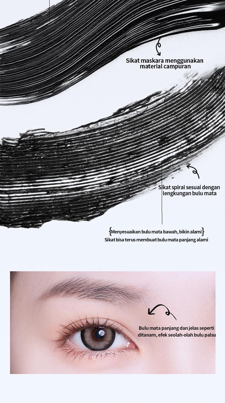 BOQILYNE Maskara 2 Head Viral! Sikat Bulu Mata Membuat Bulu Tebal, Panjang & Melengkung – Tahan Keringat Tidak Luntur, Mata Lebih Besar Segar Mascara BOQILYNE Maskara 2 Head Viral! Sikat Bulu Mata Membuat Bulu Tebal, Panjang & Melengkung – Tahan Keringat Tidak Luntur, Mata Lebih Besar Segar Mascara