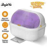 Gambar 【BELI LOKAL】Dejavu Lampu desinfeksi Rak Piring Plastik Tempat Alat Makan Rak Pengering Mangkok Sendok Rak Dapur HLB403 - 5403A Cream dari Dejavu_NEW Kab. Tangerang 1 Tokopedia
