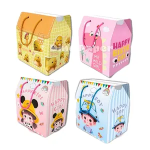 BOX TALI ULTAH | Paper Bag Kado | Goodie Bag Karakter Lucu Gift Box Ultah (Size Kecil)