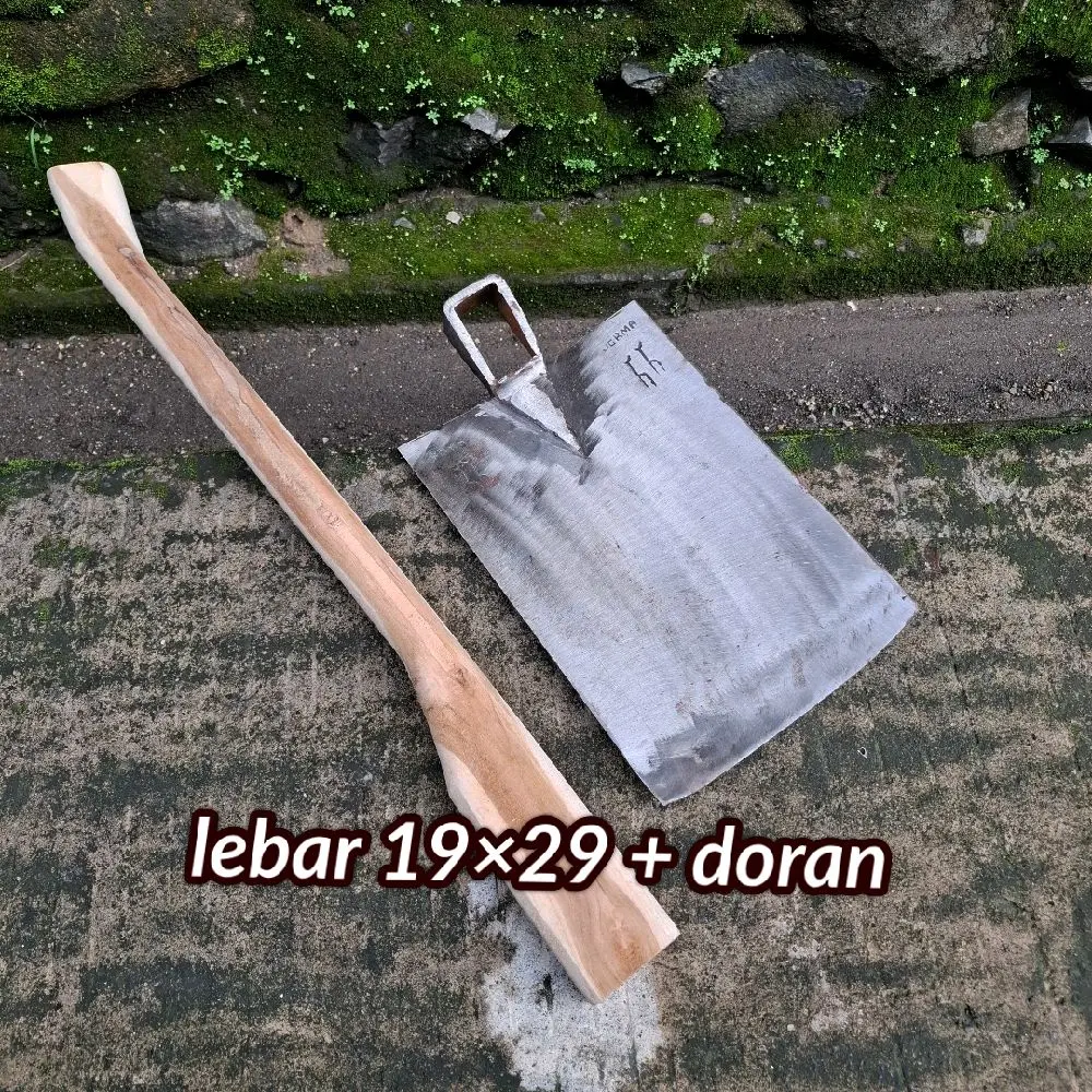 Paket Alat Kebun Isi 2 Pcs Cangkul Dan Doran Lebar 19x29 Cocok Untuk Taman Dan Kebun