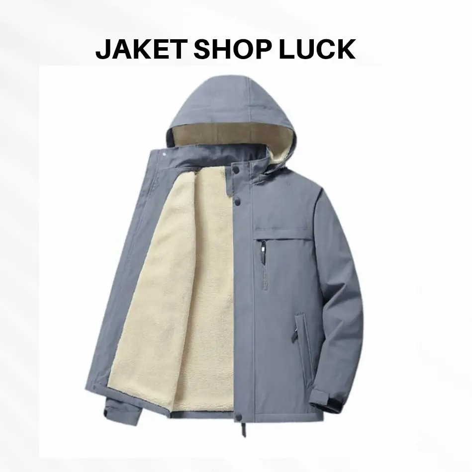 Jaket Pria Musim Dingin Bulu Hangat Terbaru - Parka Tebal Parasut Distro Cowok Keren - Casual, Bomber, Panjang, Hitam, Semi, Outdoor, Lembut, Navy motor jacket puffer