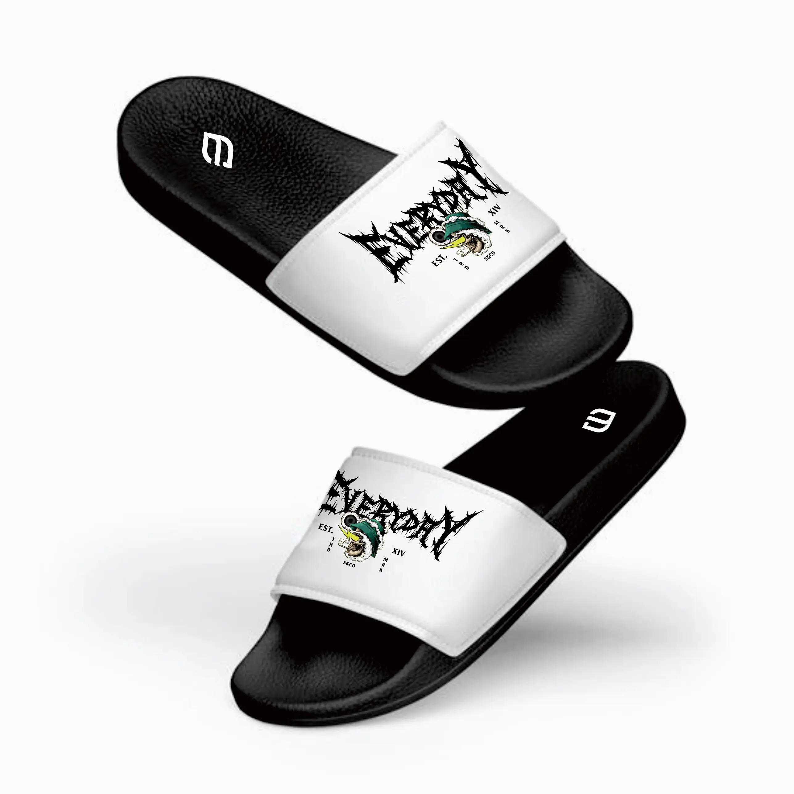 Sandal Selop Metal Anti Slip Sendal Slide Slip-On Pria Wanita Karet - Shoes