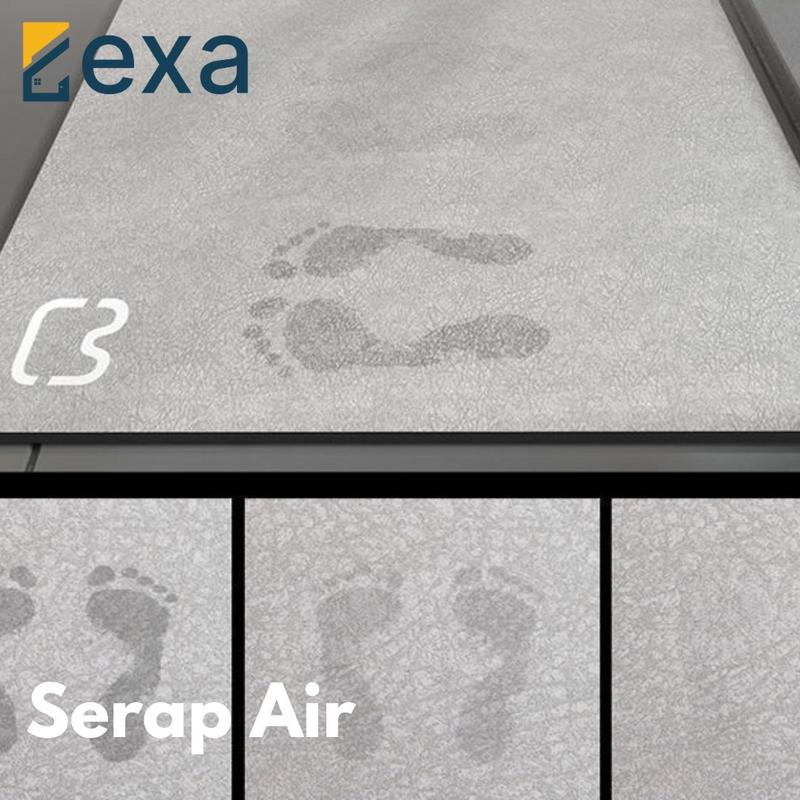 Keset Kamar Mandi Diatomite Anti Slip Anti Bau Cepat Kering Karet Diatomite Mat 5
