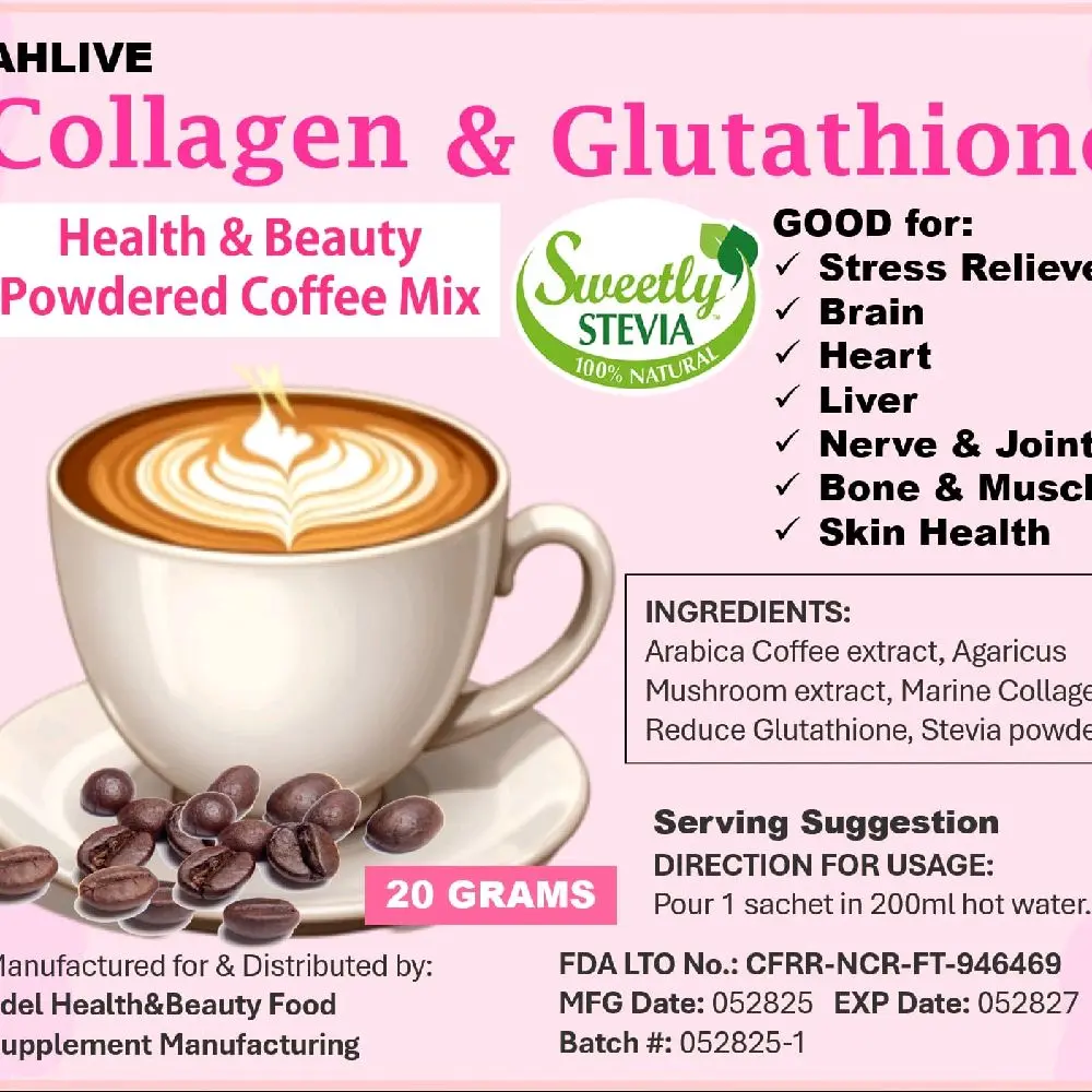 Collagen Glutathione Coffee Mix - TikTok Shop Philippines