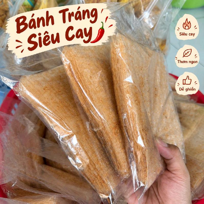 Combo 5 Bánh tráng siêu cay - Bịch to