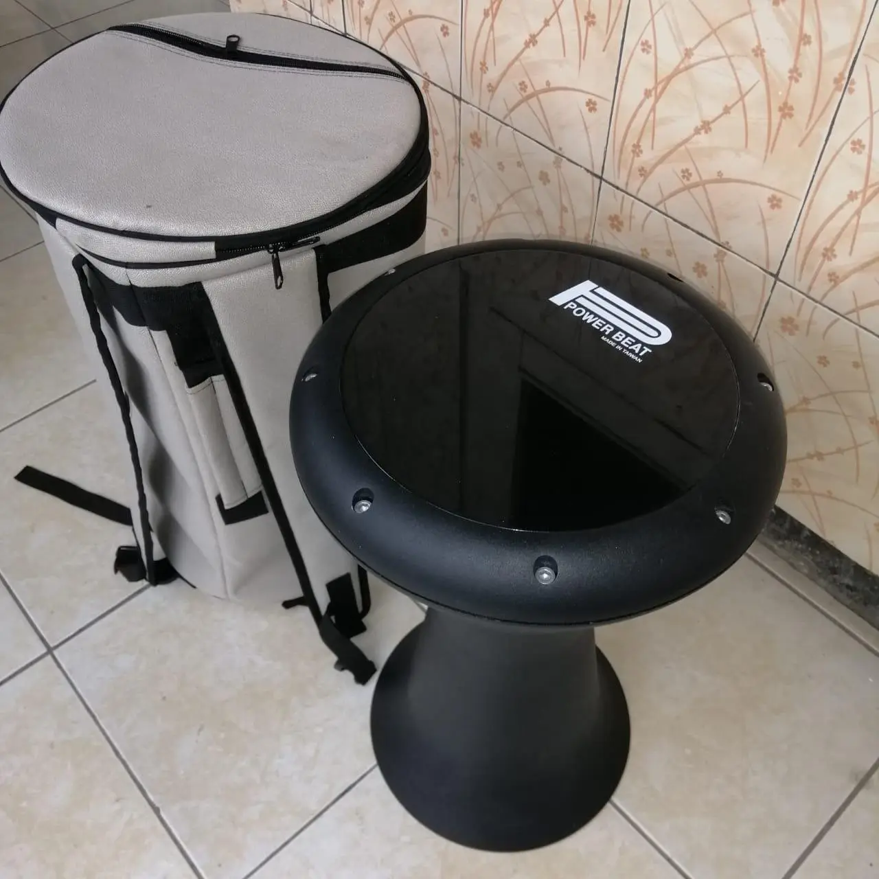 DARBUKA MURAH HITAM PROMO BERKUALITAS TANPA TAS GRATIS KUNCI L