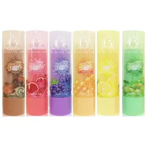 Madame Gie Colorpop Fruity Lip Balm – Pelembab Bibir Melembutkan, Warna Natural, Ringan Original