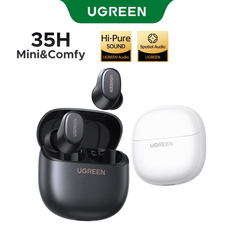  UGREEN HiPure Dots Tai nghe Bluetooth 6.0 Không dây với thời lượng pin dài Độ trễ siêu thấp 80ms Khử tiếng ồn AI Phù hợp chơi game & học tập Compatible with iPhone 17 Pro Max 16 Pro Max Model: 75627 