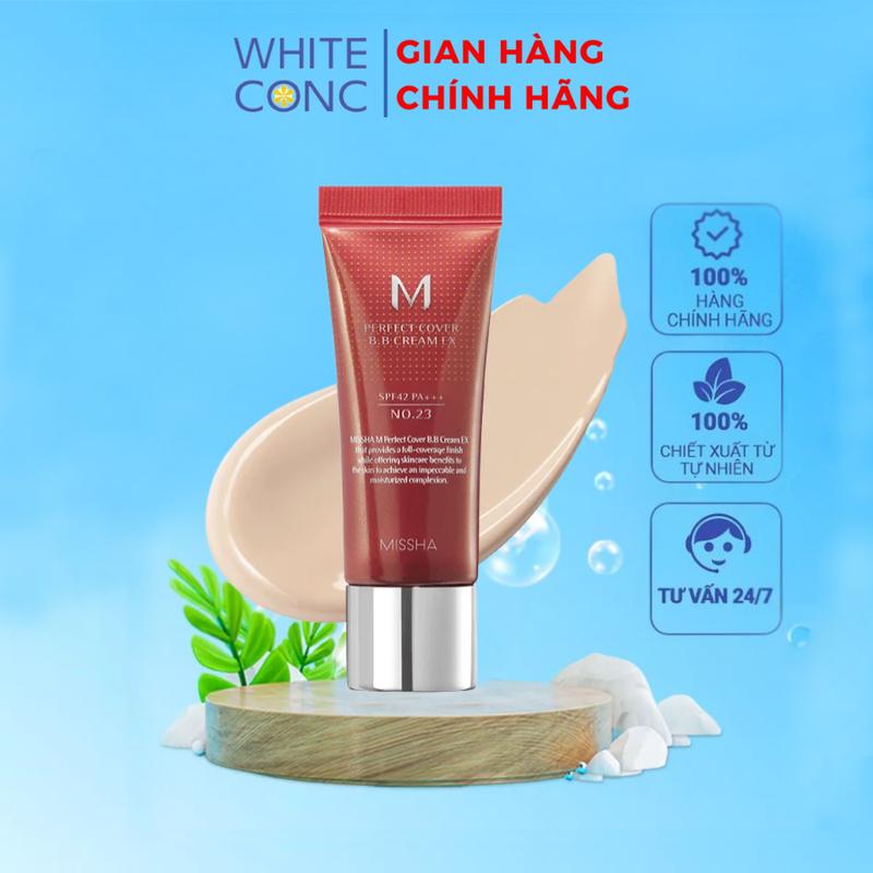 Missha BB Cream che khuyết điểm, chống nắng SPF42 - 20ml - Che phủ hoàn hảo,…
