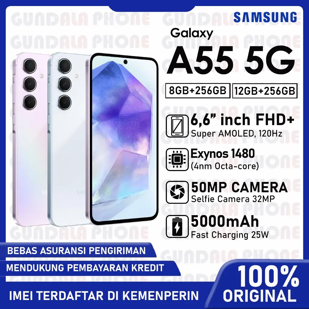 (IRVAN GALIH LIVE) - Samsung Galaxy A55 5G - Garansi resmi