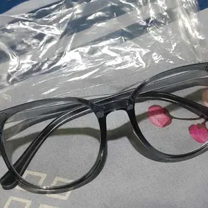 KS Kacamata Transparan Anti Radiasi Wanita Kacamata Korea Fashion Retro Bentuk Kotak Eyeglasses K71