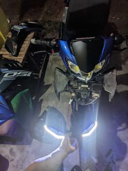 Product Review of MATA GABAN MX KING 150 LED AUDI DRL Lampu Motor from ༄**🉐 0