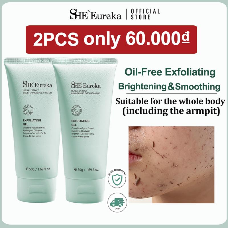 1 CÁI 49.000₫ SHE Eureka Gel tẩy tế bào chết Chiết xuất thảo dược cho mặt 50g Loại bỏ mụn đầu đen & Giảm da chết & giữ cho da khỏe mạnh