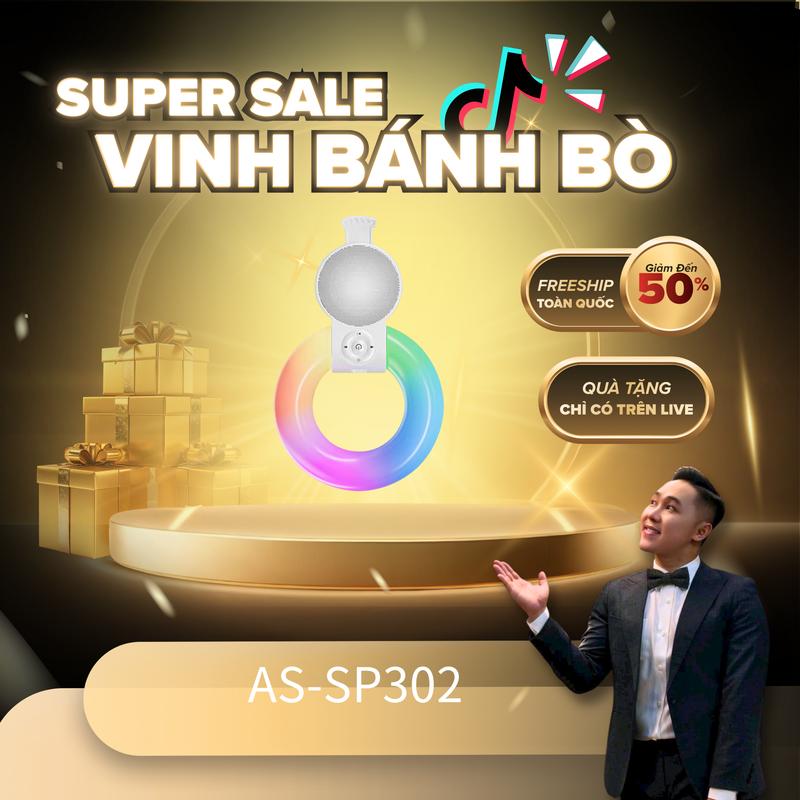   Vinh Bánh Bò x Lumoon Loa Bluetooth Mini Đa Sắc – Âm Trầm Mạnh Đèn LED Atmosphere Kết Nối Máy Tính Ô Tô Hỗ Trợ USB Ngoài Trời & Trong Nhà. Màu Trắng 