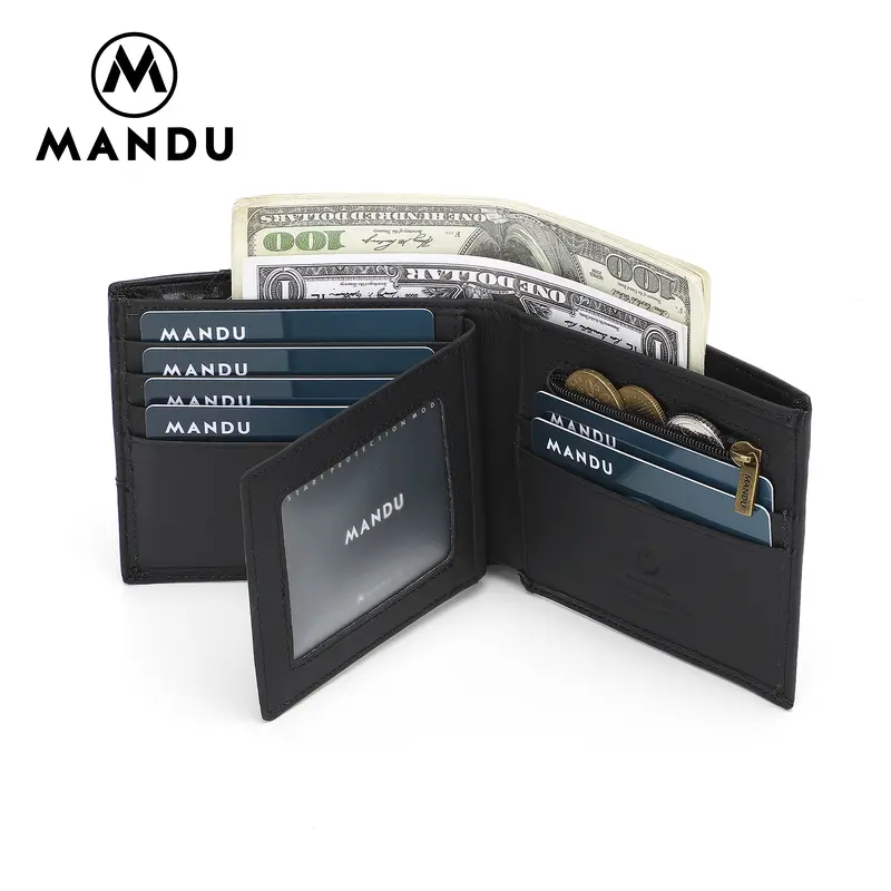 Dompet Pendek Pria Kulit Sapi RFID Protect Genuine Leather 5309-5 4