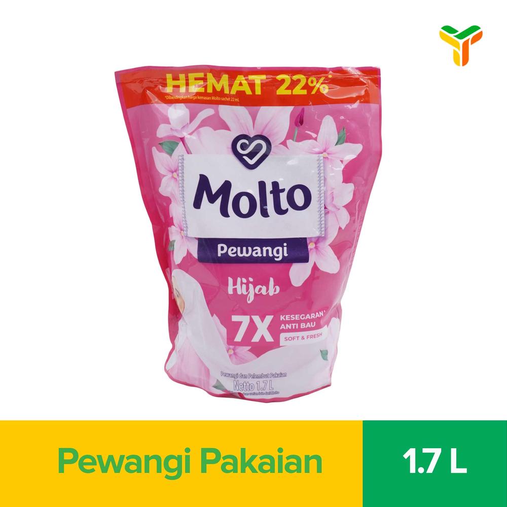 Molto Pewangi Pink Refil 1.7 Lt