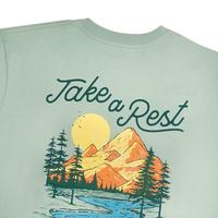 Gambar Aerostreet Take a Rest Sage Green Kaos Pria T-shirt Cowok Lengan Pendek Men Casual Cotton Combed - Take A Rest Sage Green, M dari Aerostreet Kab. Klaten 3 Tokopedia