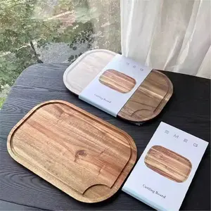 Talenan Kayu Premium Estetik | Cutting Board Kayu Multifungsi Minimalis