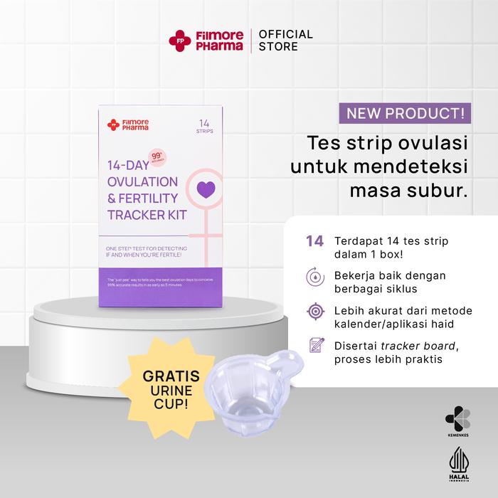 Gambar Kit Deteksi Hormon LH Filmore 14 Hari untuk Masa Subur dan Kesehatan Ovulasi dari Filmore Pharma Kota Bekasi Tokopedia