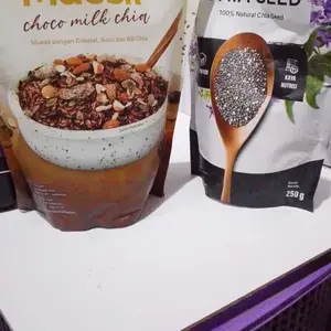 [Paket 2 in 1] Safiya Muesli + Safiya Chiaseed - Sarapan Sehat Oatmeal Biji Bijian