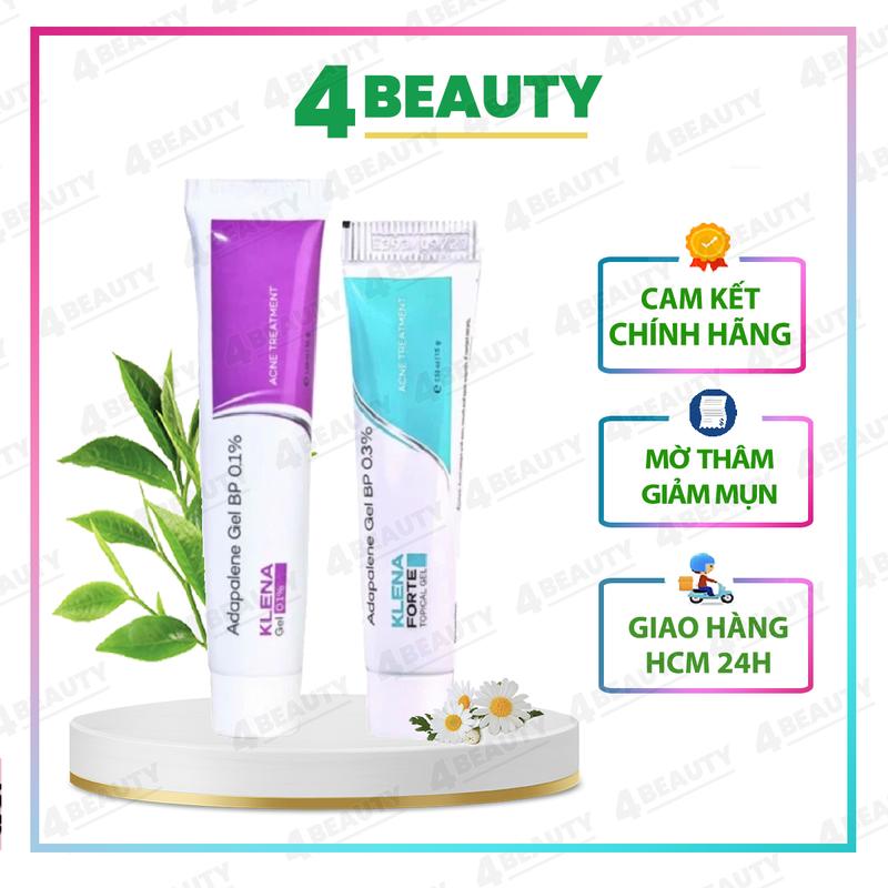 Gel Chấm Mụn Adapalene Klena Forte- Hỗ Trợ Giảm Mờ Thâm Mụn Ẩn Mụn Trứng Cá Cải Thiện Làm Sáng Da