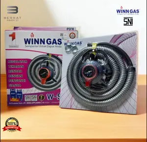 Regulator Winn W-900 Meter + Selang LPG | Paket Hemat & ORIGINAL