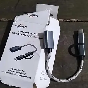 NANVAN OTG 2 IN 1 MICRO USB / TYPE TIPE C FLASH DISK / MOUSE