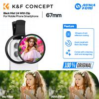 Gambar KNF Concept Filter Black Mist 1/4 For Mobile Phone Smartphone 67mm With Clip - Black Diffusion 1/4 K&F Concept dari Astra Foto Kota Administrasi Jakarta Pusat 1 Tokopedia