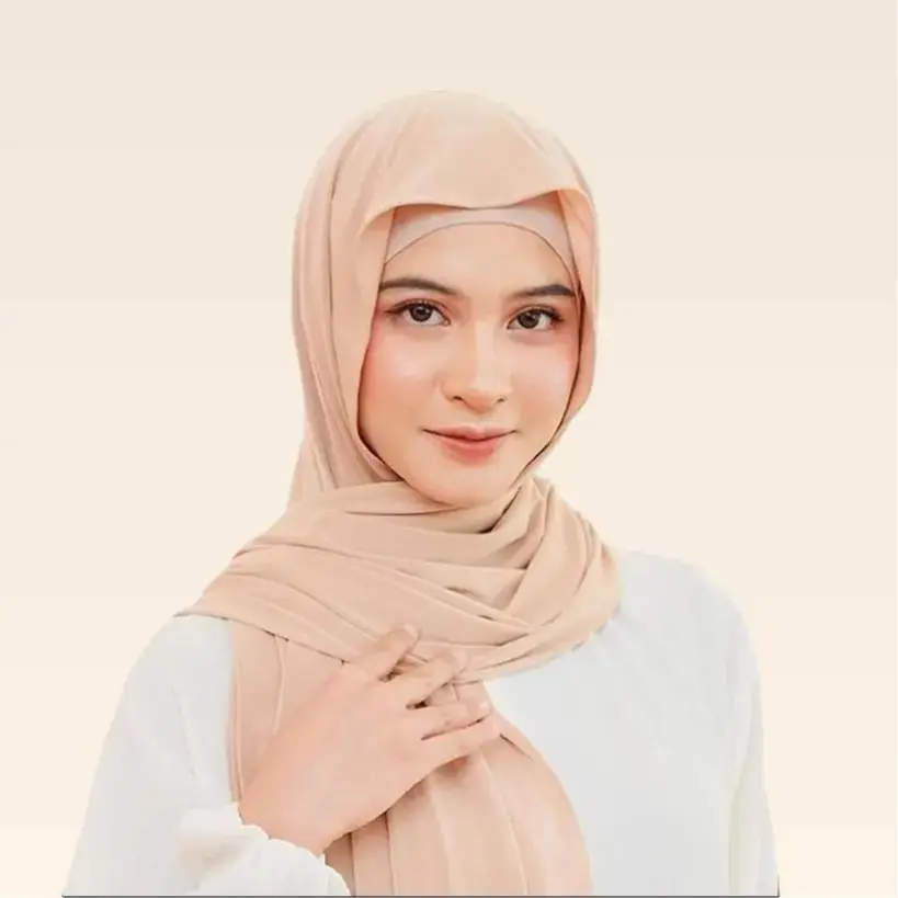 ZIYA Hijab - Pashmina Jersey Premium Jilbab Syal Panjang Kerudung Basic Wanita Muslim