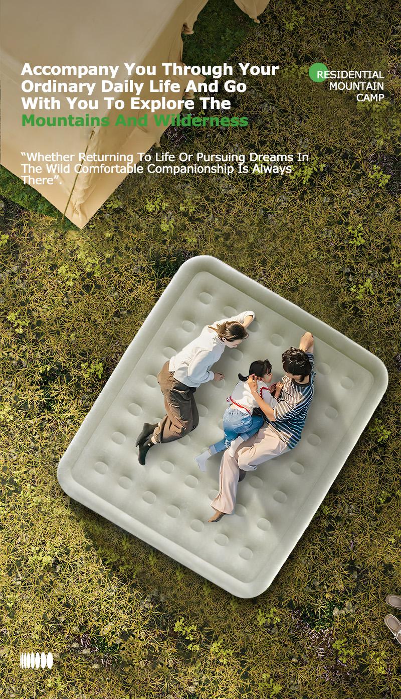 【Subsidi Ongkir】MODOFO kasur angin pompa otomatis Kasur pompa lipat kasur tiup Queen kasur angin camping perjalananSize Paket Kasur Tiup Matras Kemah Indoor dan Outdoor (Termasuk pompa udara otomatis) kasur tenda camping Tidur