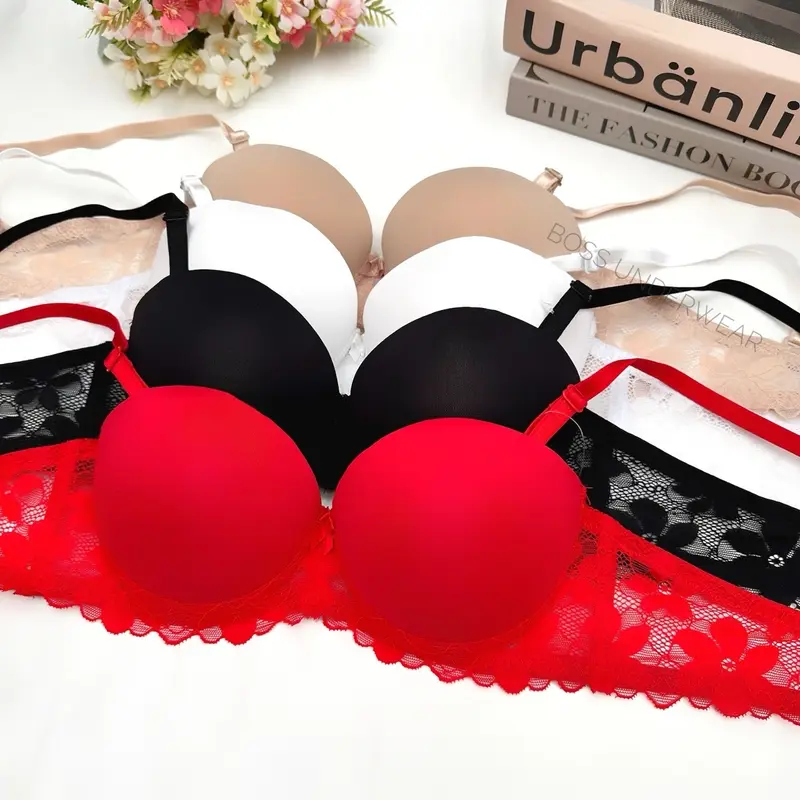 BH Impor busa tebal kawat | Bra kawat busa | BH renda | Pushup bra murah | Bra murah bagus | BH busa sedang polos , Pakaian dalam wanita, fashion wanita 4