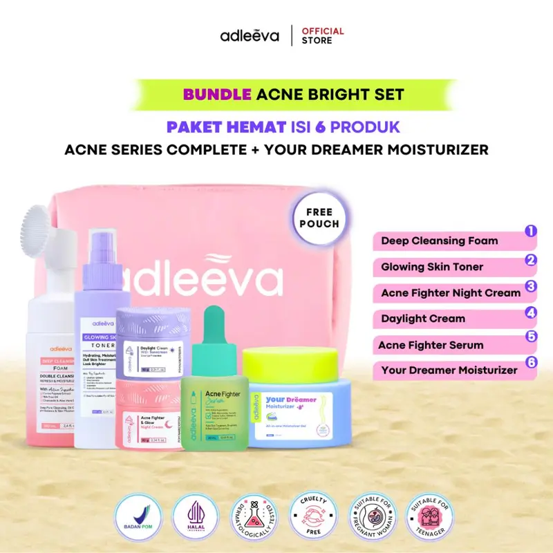 Adleeva Skincare Paket Complete Bundle Set 4