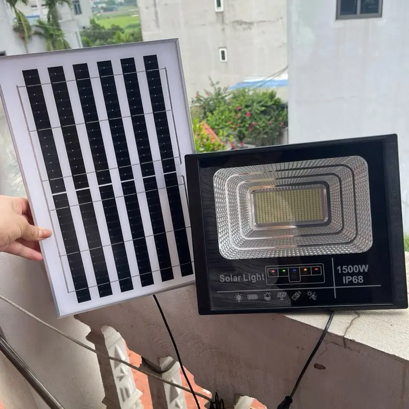 [ Live Deal ]  Đèn NLMT 1500W Sáng 20-40M2, Thời Gian Sáng 8-10H, Bảo Hành 24 tháng, Chống Nước , Cảm Biến Tối Tự Bật Ngày Tắt