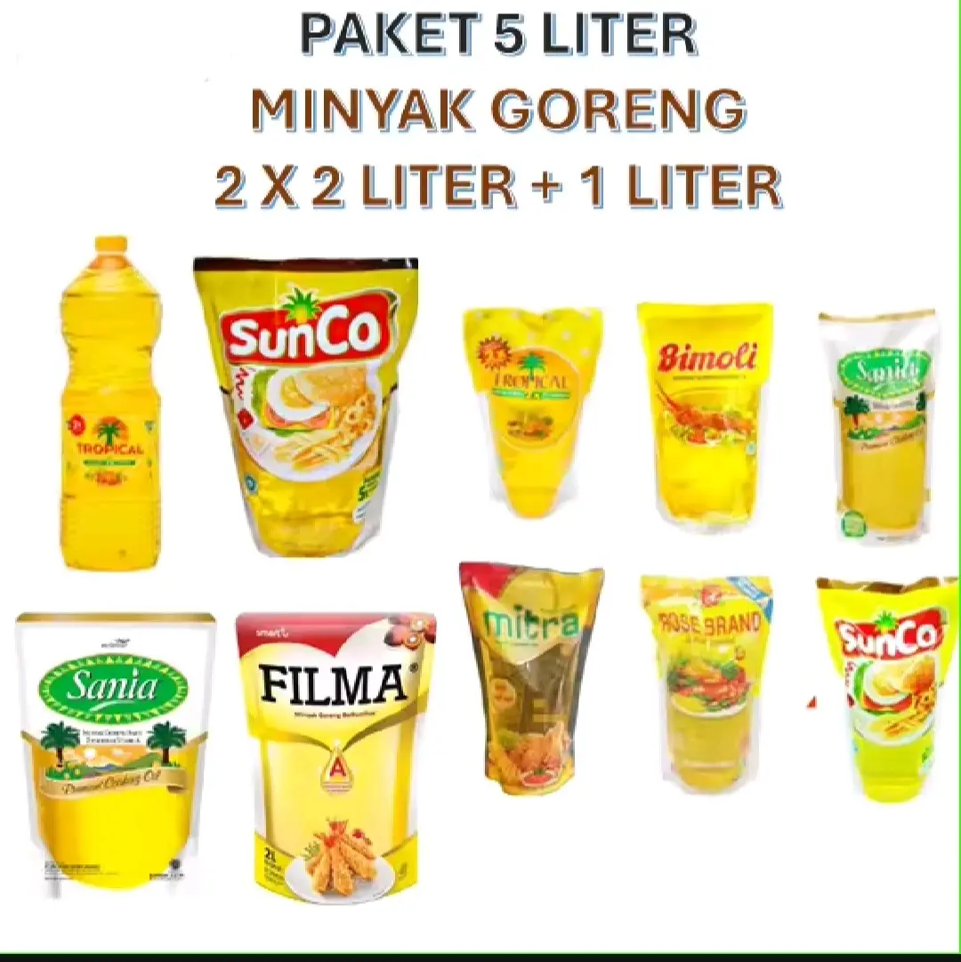 PAKET MINYAK 5 LITER RANDOM (JATIM) Oil