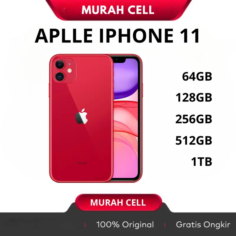 APPLE IPHONE 11 GARANSI INTERNATIONAL 64GB 128GB 256GB 128GB