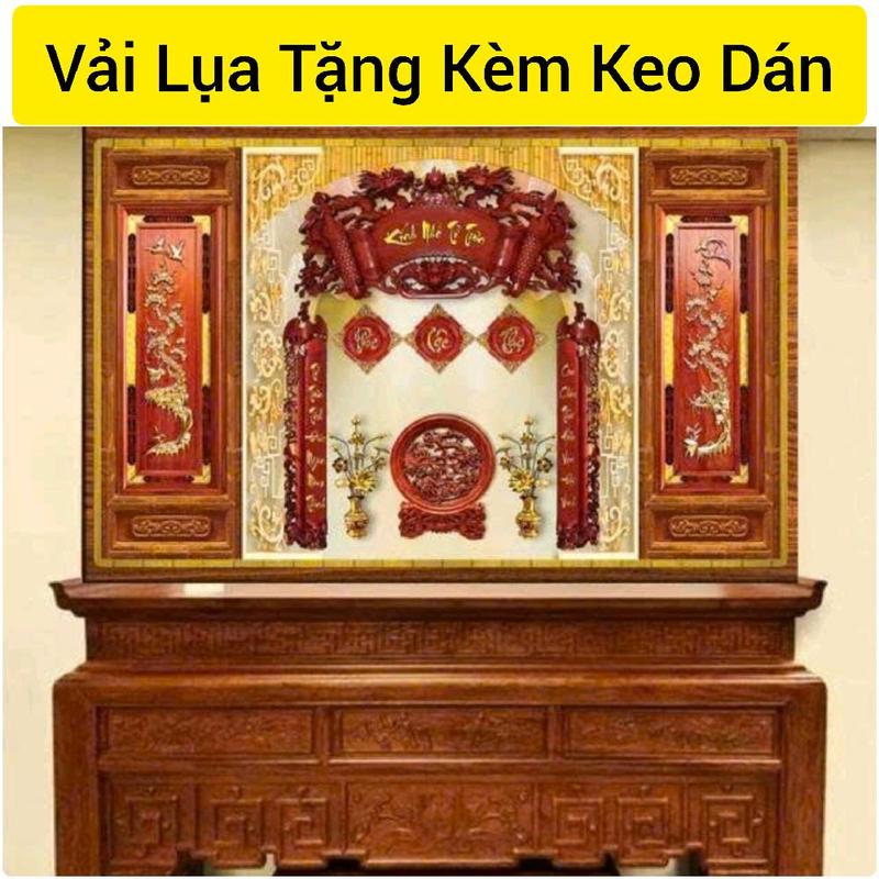  Tranh dán bàn thờ phòng thờ 3d Treo Tường Decor Phòng 
