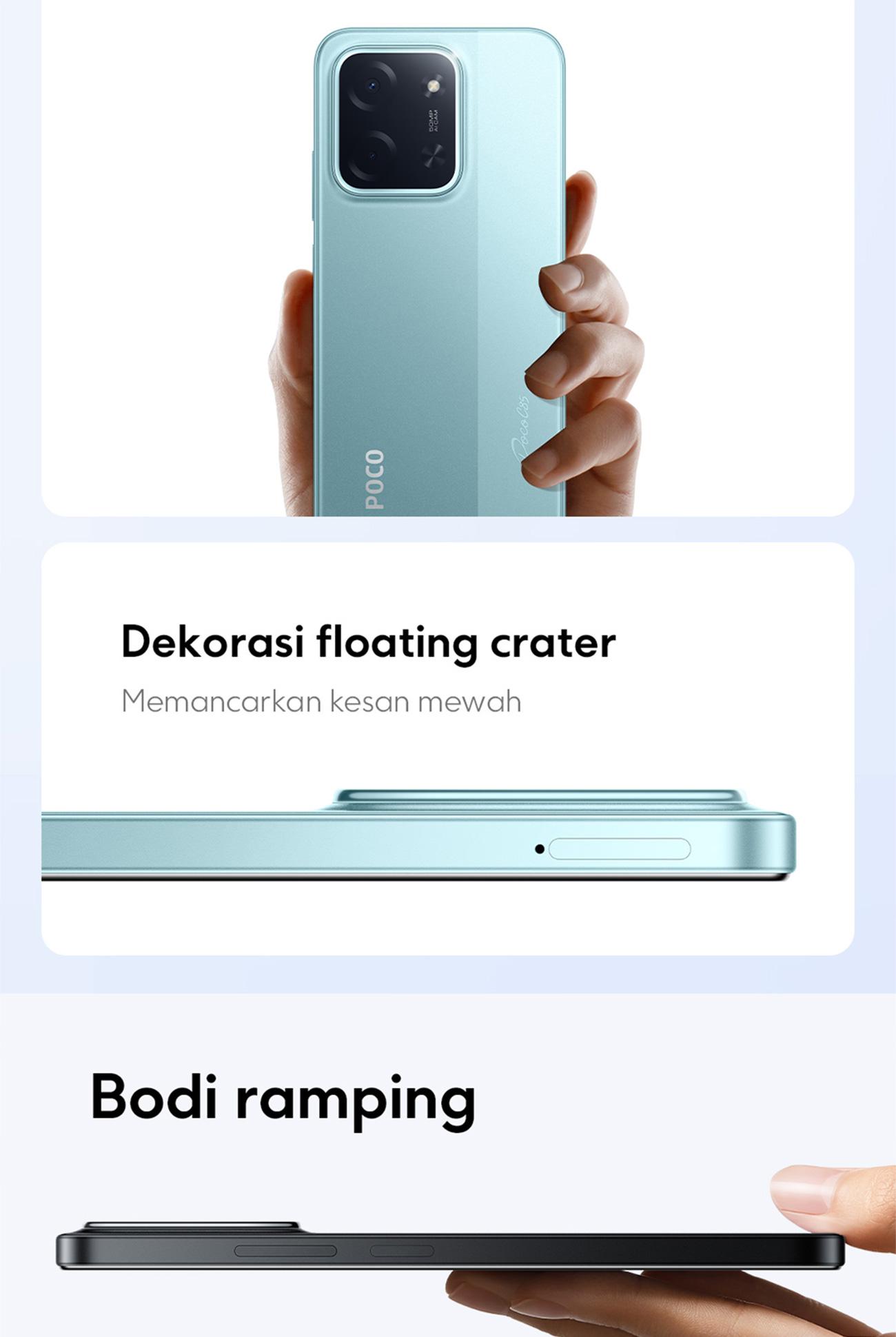 [Ibnu] POCO C85 (6/128 GB) (8/256 GB) Baterai besar 6000mAh dengan pengisian daya 33W | Ekspansi RAM hingga 16GB | Layar imersif 6.9" 120Hz | 50MP kamera ganda AI [Official Store]