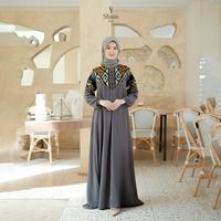 Gambar Shirin Zein - Gamis Trend 2026 Model Baru Elegan Motif Tenun Dress Nura - Grey, XXL dari Shirin Zein Store Kab. Pati 3 Tokopedia