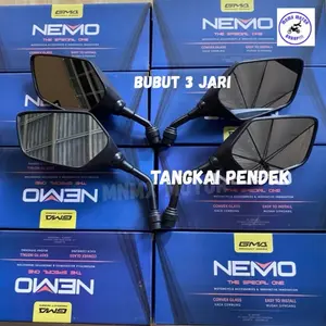 Spion Vario Gen 2 Original Nemo Tangkai Pendek Yamaha Honda Vario pcx beat Aerox xmax nmax Motorcycle