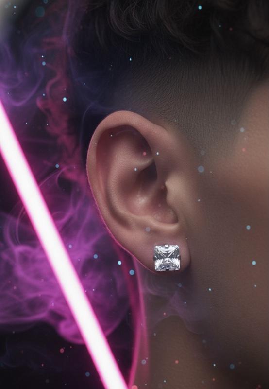 anting magnet Aether Stud kece elegant anting magnet Aether Stud kece elegant