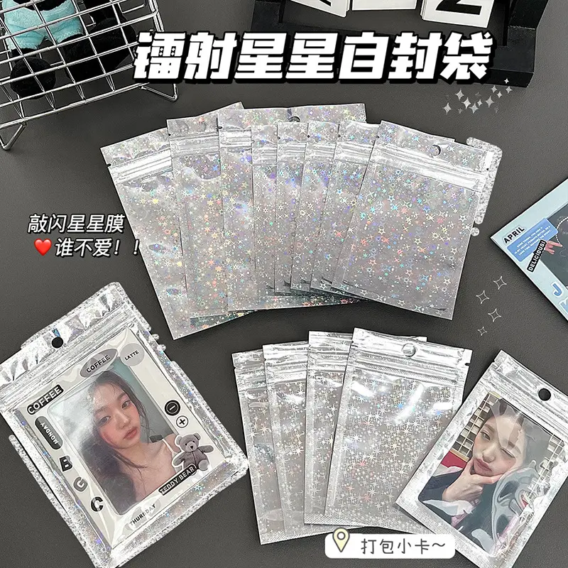 Ziplock Bag Laser Color Sealed Bag Plastik ZipLock Transparan MOMO030