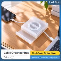 Gambar Let Me Transparant Rotate Mini Cable Organizer Box - Tempat Penyimpanan Kabel Kotak Charger Headset Mini Transparant Dapat Berputar Portable LM-AGB2100 dari Letme Home Living Kab. Tangerang 1 Tokopedia