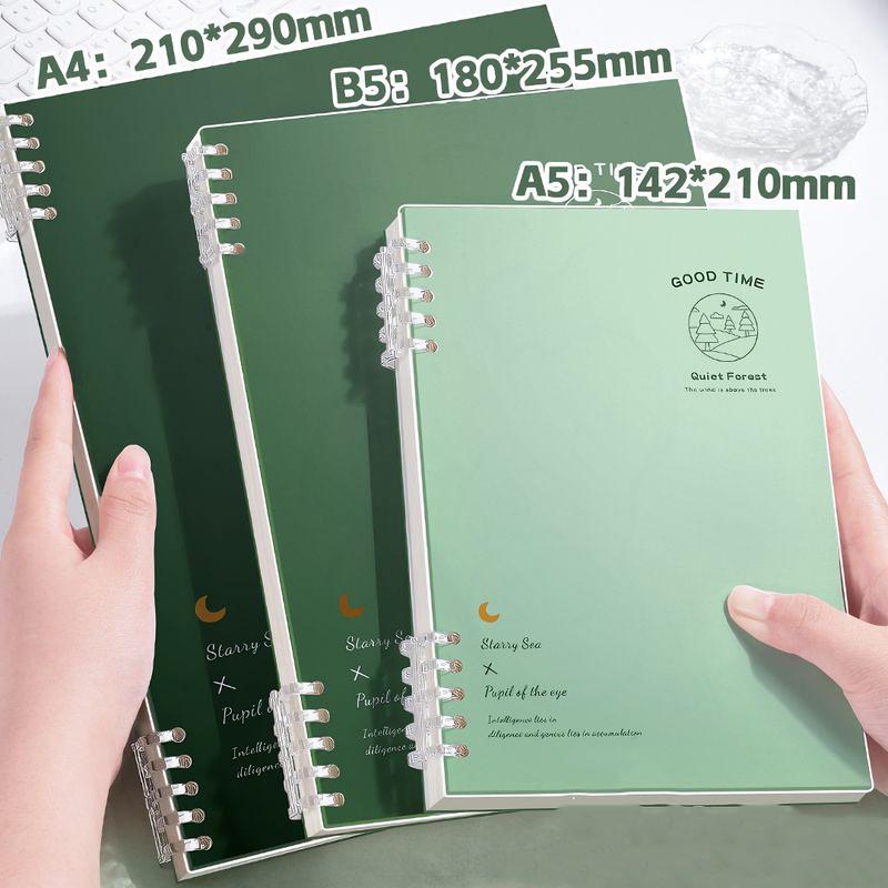  Sổ tay rời khổ A5 B5 sổ tay dày có thể tháo rời sổ tay tinh tế sổ  ô  vuông Sổ còng thay Sổ còng bìa VởDash Caro 120 Sổ Còng Màu sách  viết sổ  để  giấy  tờ Sổ Còng Màu Sổ Còng Màu 