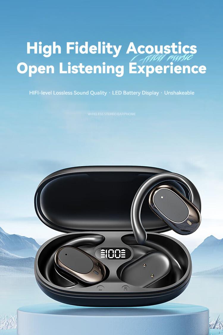 Rofani B06 Headset Bluetooth 6.0 Nirkabel Tampilan LED Binaural Tahan Air Earphone Pengurang Kebisingan HIFI Olahraga Stereo Peredam Kebisingan Headphone Penundaan Mikrofon Panggilan HD Musik Permainan Olahraga Headphone Rofani B06 Headset Bluetooth 6.0 Nirkabel Tampilan LED Binaural Tahan Air Earphone Pengurang Kebisingan HIFI Olahraga Stereo Peredam Kebisingan Headphone Penundaan Mikrofon Panggilan HD Musik Permainan Olahraga Headphone